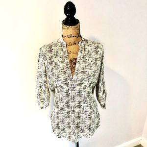 Boutique Graphic Blouse